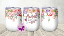 Load image into Gallery viewer, Wine Tumbler - Mamma kort 'n bietjie wyn