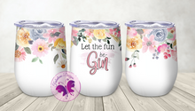 Load image into Gallery viewer, Wine Tumbler - Let the fun be Gin