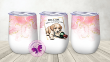 Load image into Gallery viewer, Wine Tumbler - Dogs & Wine