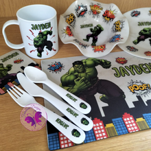 Load image into Gallery viewer, Kiddies lunch set - Hulk
