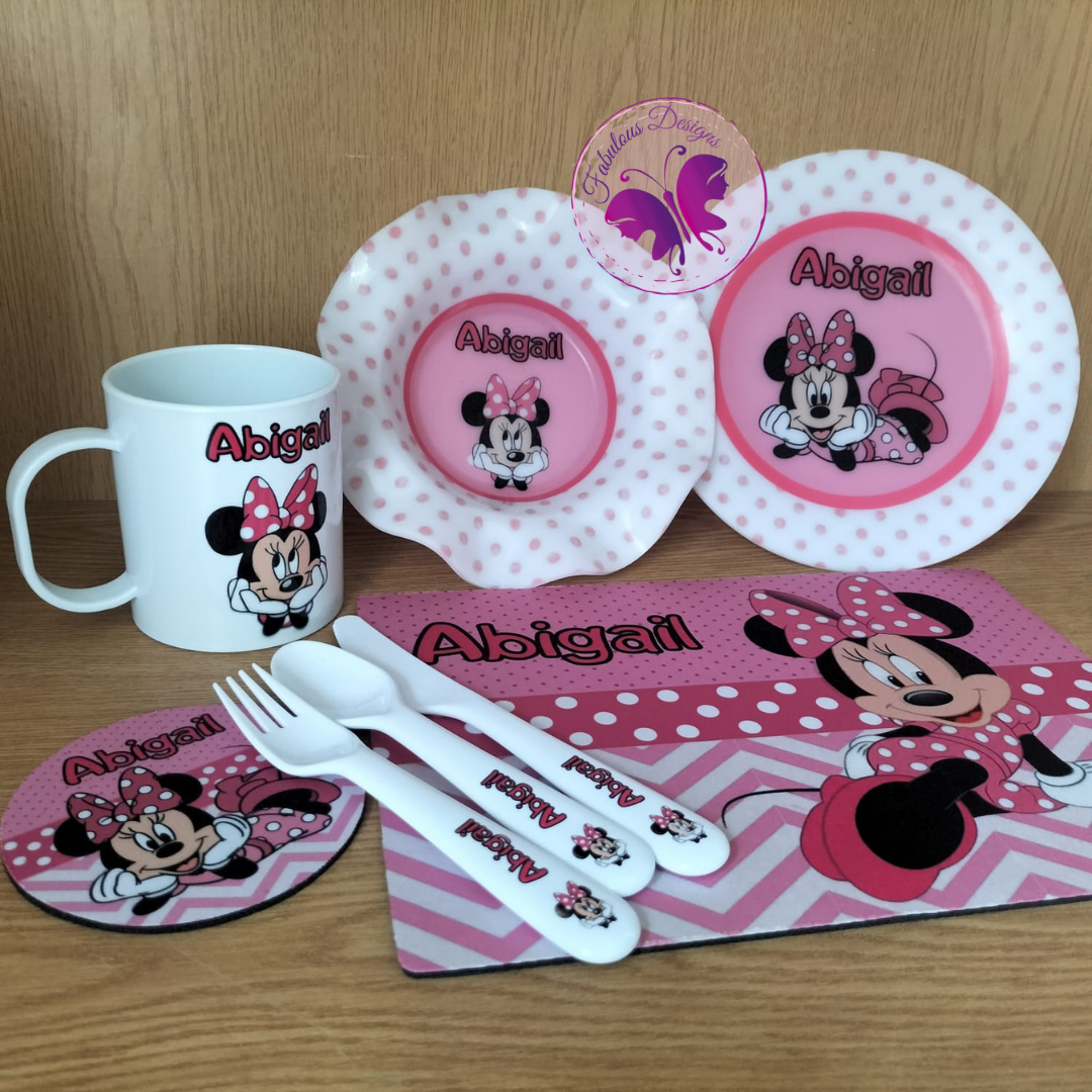 Kiddies lunch set - Minnie Mouse