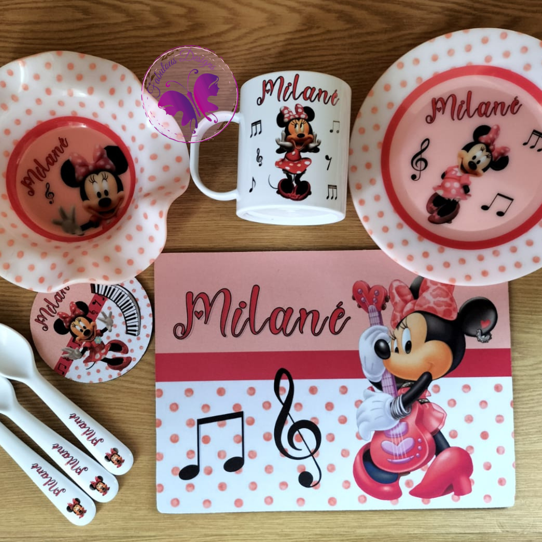 Kiddies lunch set - Musical Minnie Mouse