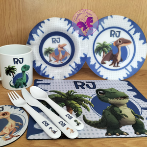 Kiddies lunch set - Baby Dinosaurs