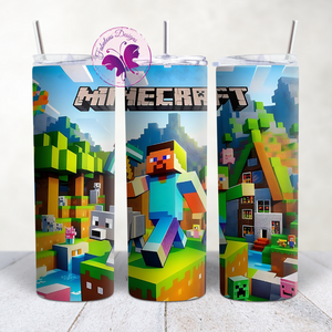 Skinny Tumbler - Minecraft