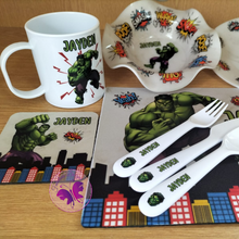 Load image into Gallery viewer, Kiddies lunch set - Hulk
