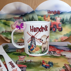 Kiddies lunch set - Farming