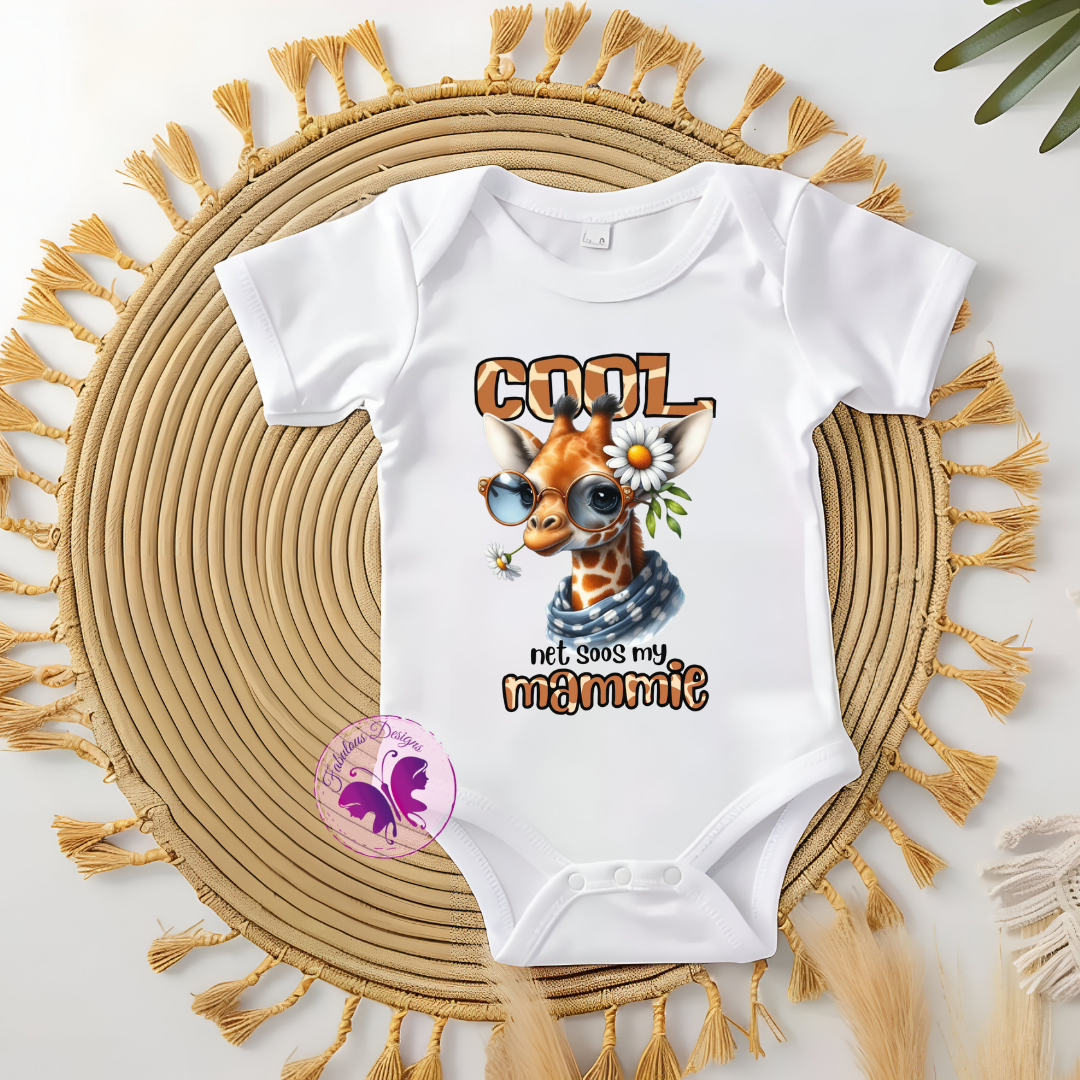 Baby Onesie - Cool net soos my mammie