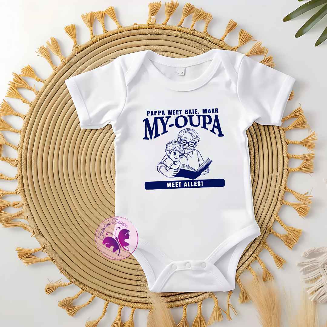 Baby Onesie - Oupa weet alles