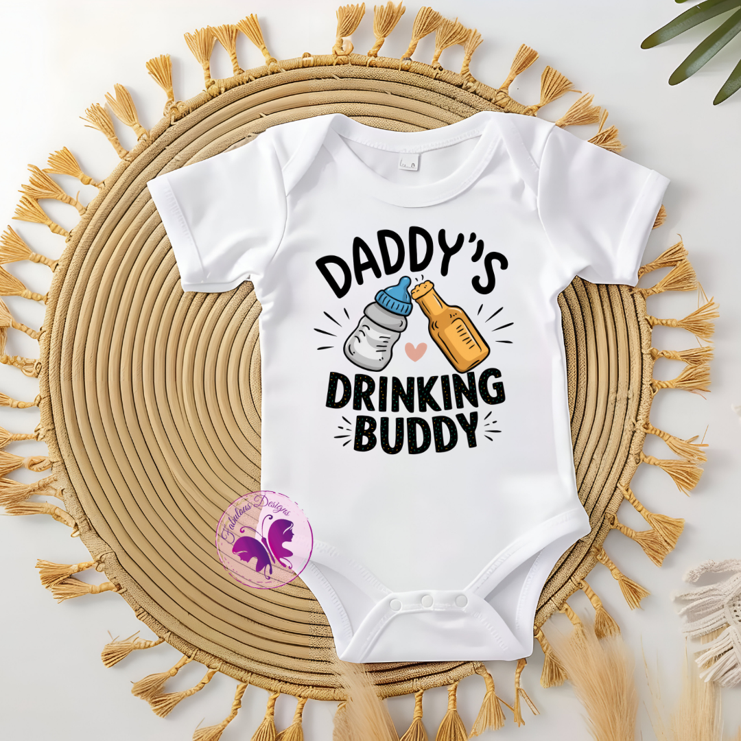 Baby Onesie - Daddy's drinking buddy