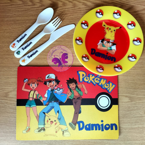 Kiddies lunch set - Pokemon