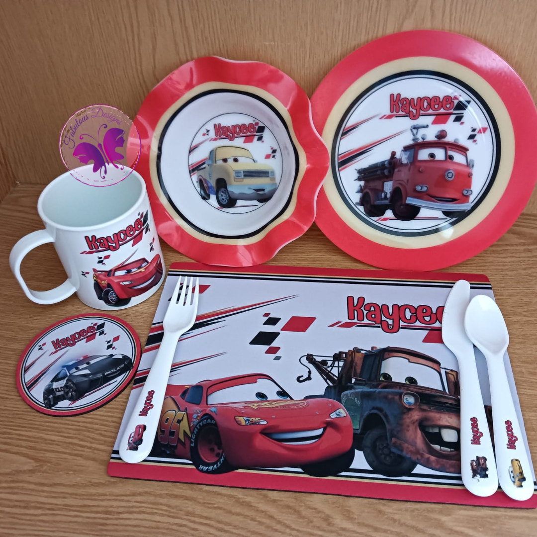 Kiddies lunch set - Cars Movie