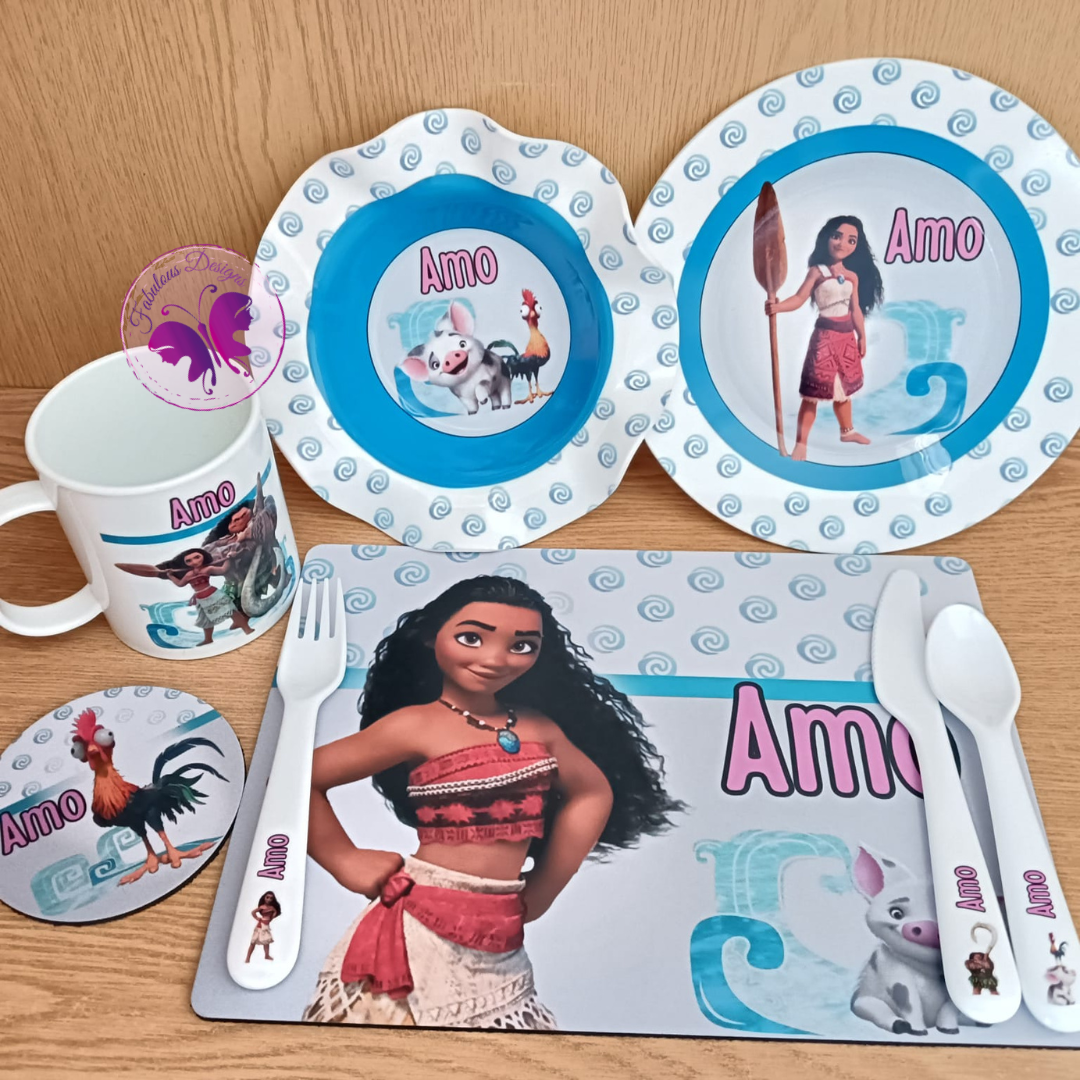 Kiddies lunch set - Moana