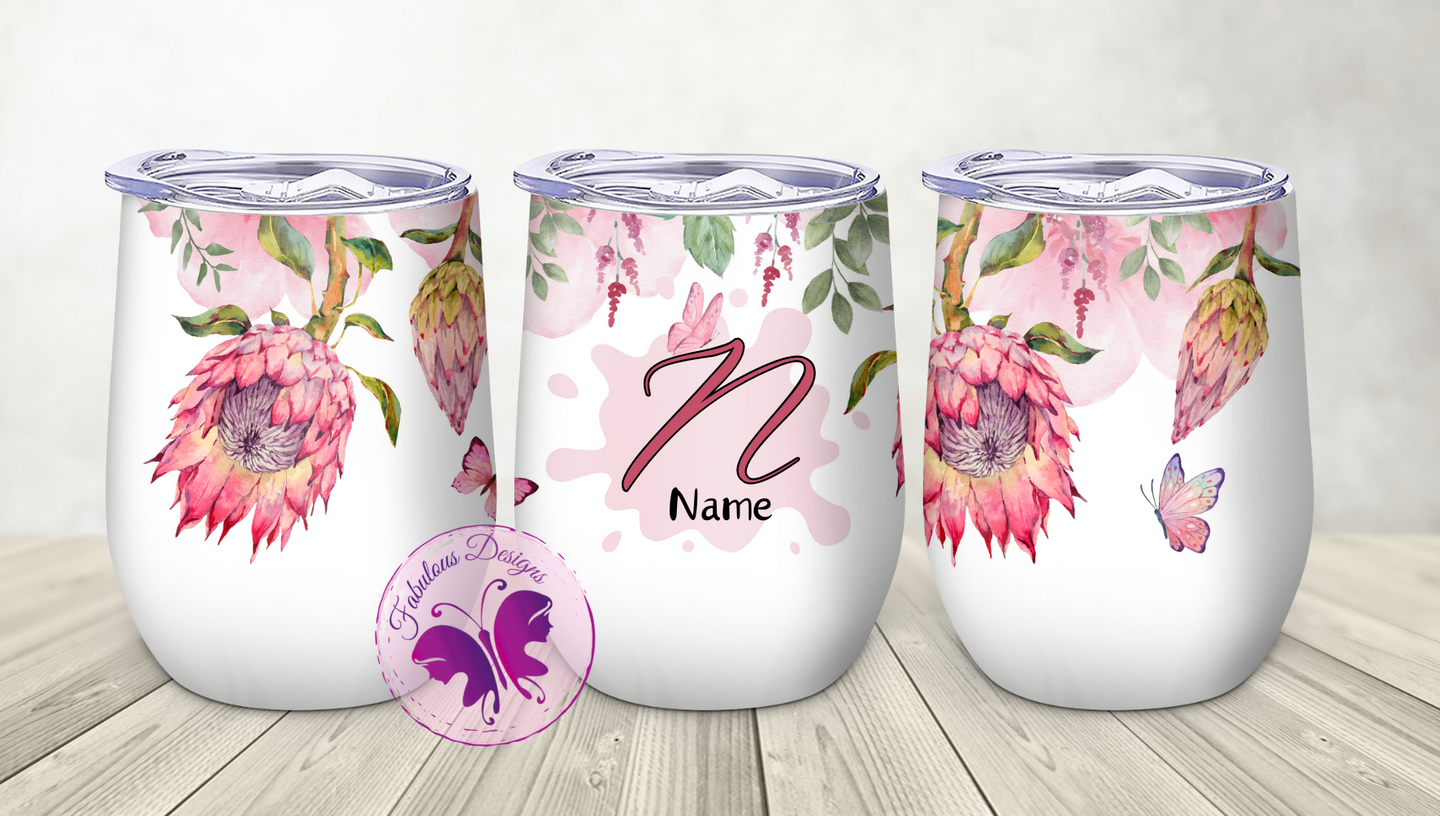 Personalized Wine Tumbler - Proteas