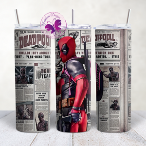 Skinny Tumbler - Deadpool