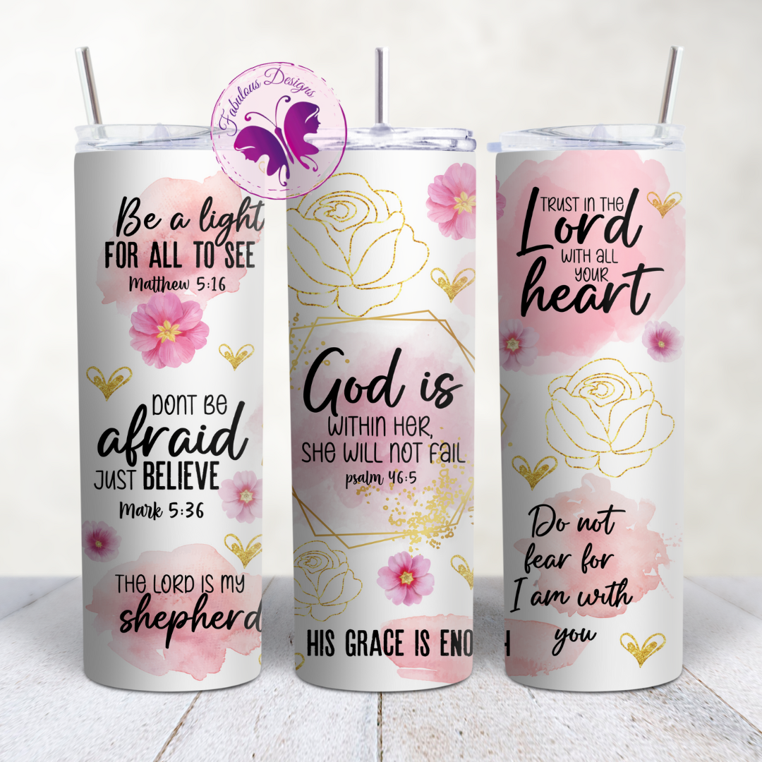 Skinny Tumbler - Bible verses