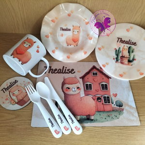 Kiddies lunch set - Little Llama