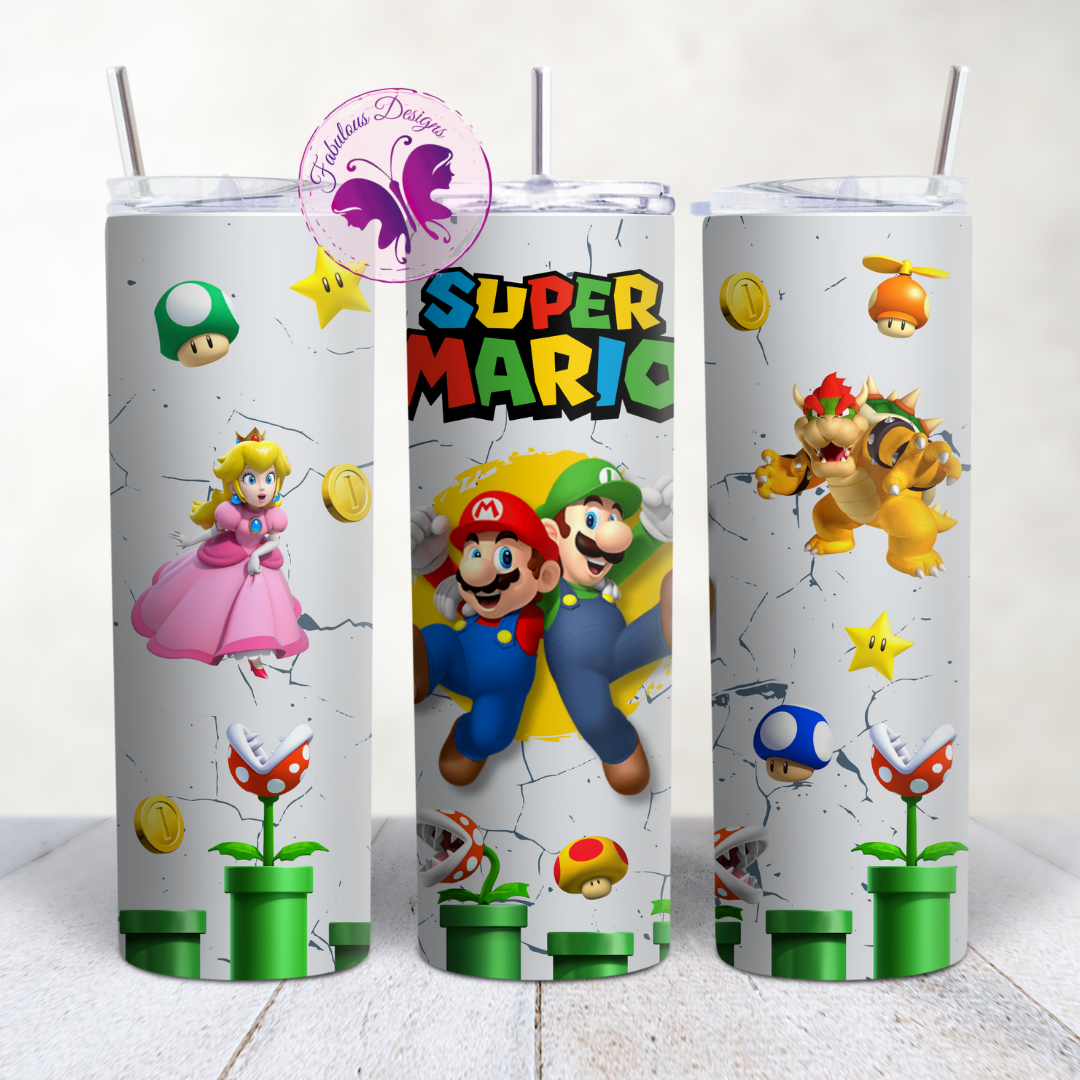 Skinny Tumbler - Super Mario