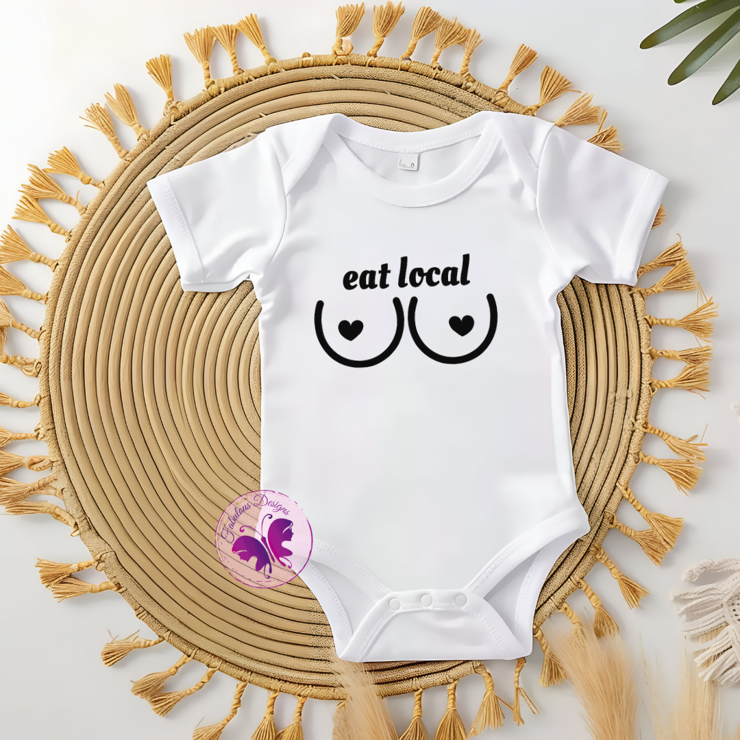 Baby Onesie - Eat local