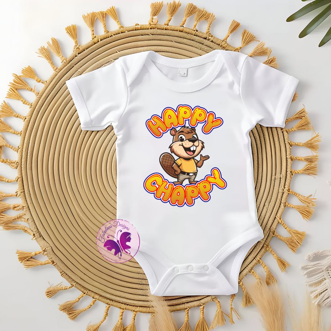 Baby Onesie - Happy Chappy
