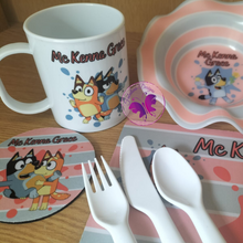 Load image into Gallery viewer, Kiddies lunch set - Bluey
