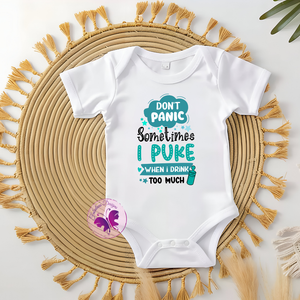 Baby Onesie - Sometimes I puke when I drink too much