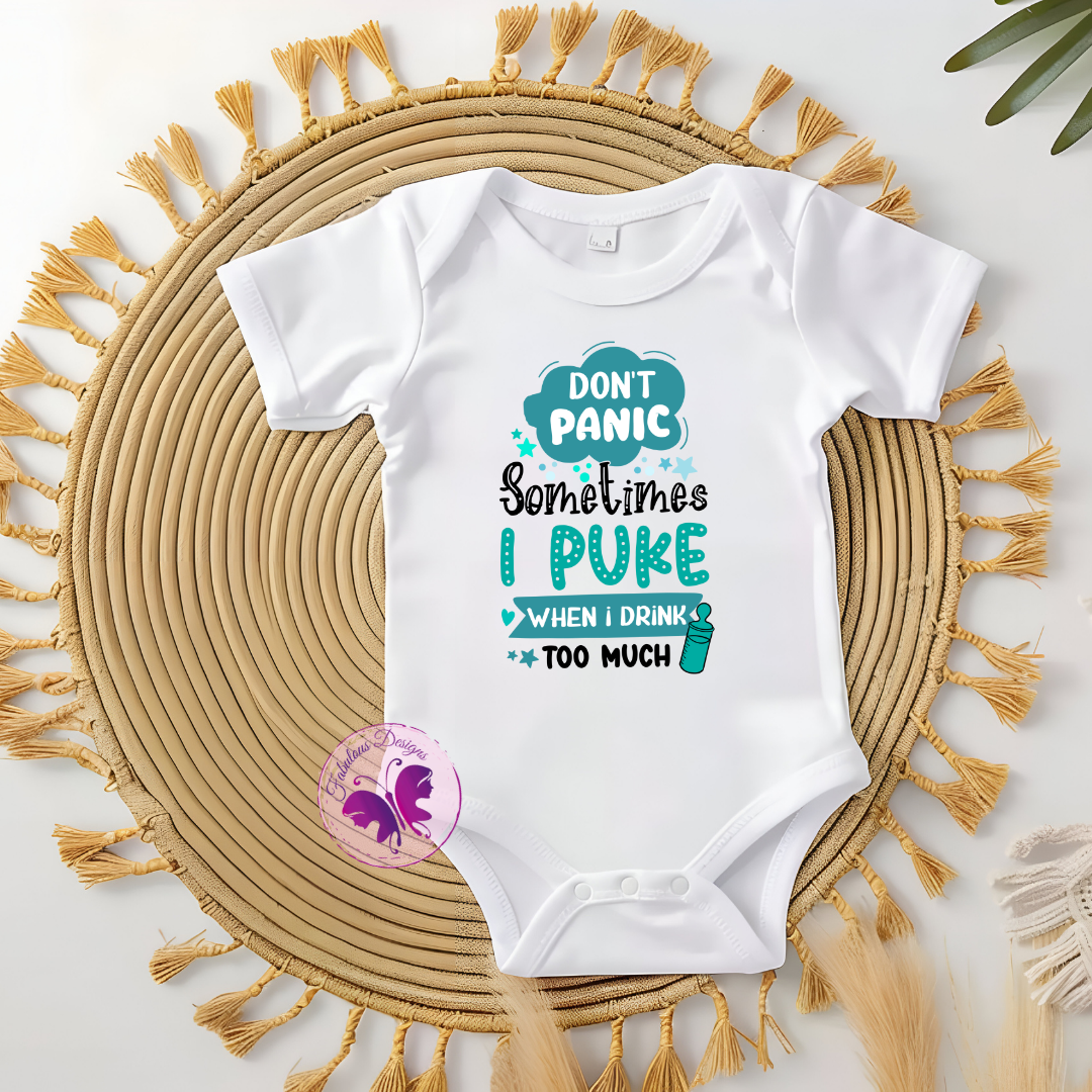 Baby Onesie - Sometimes I puke when I drink too much