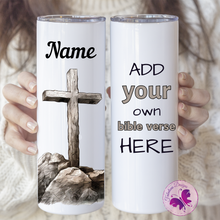 Load image into Gallery viewer, Skinny Tumbler - Add your Bible Verse
