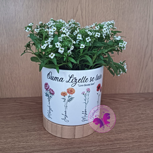 Personalized Flower Pot