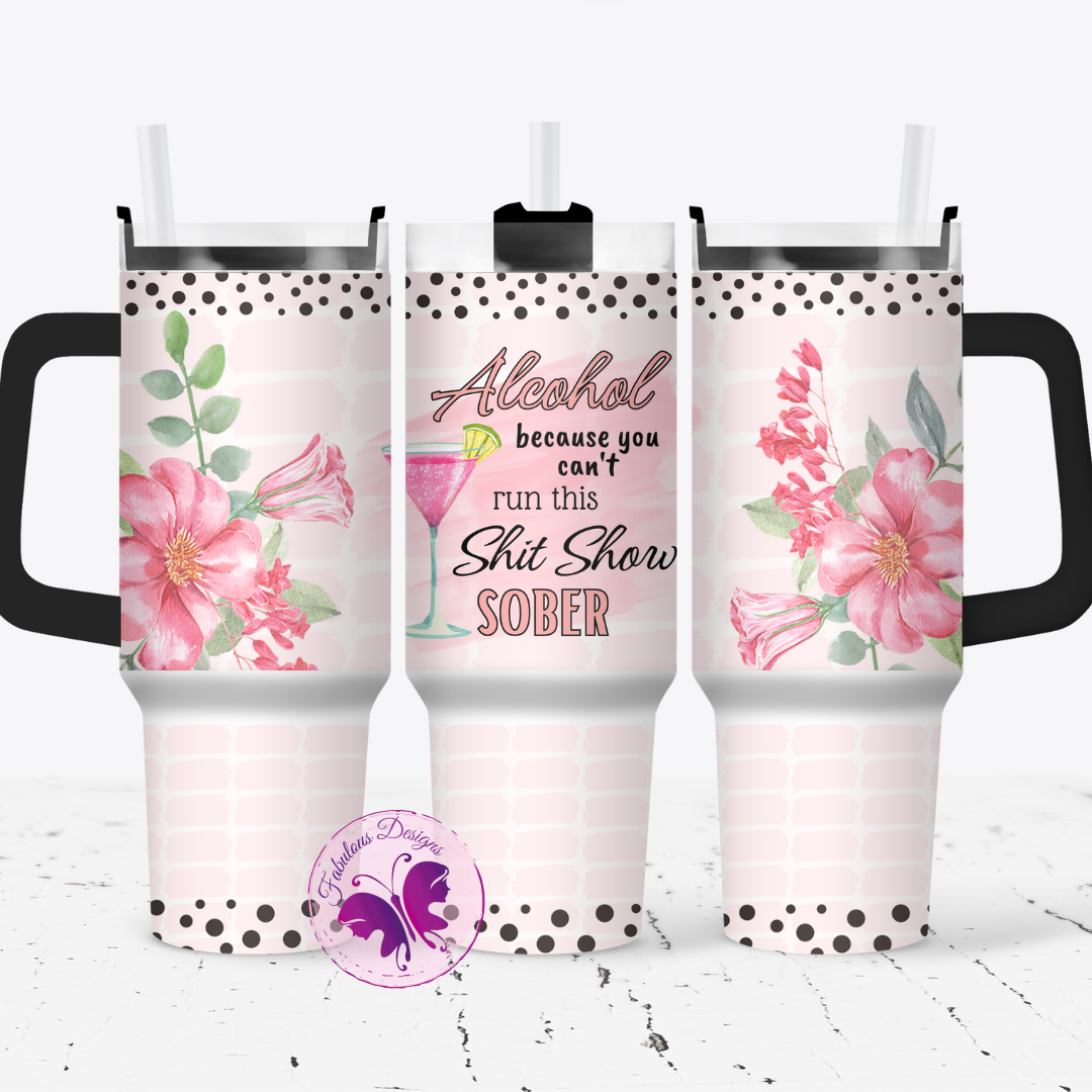 1.2 Liter Tumbler - Can't run this sober