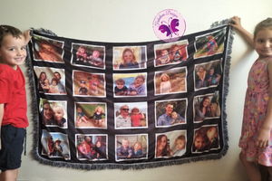 Large Plush throw blanket