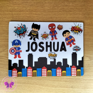 Kiddies lunch set - Cute Superheroes