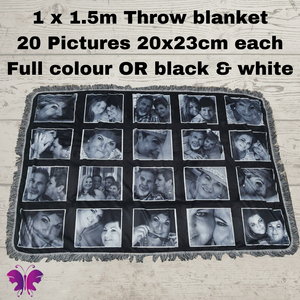 Large Plush throw blanket