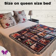 Load image into Gallery viewer, Large Plush throw blanket
